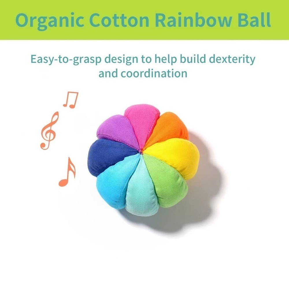 Lovevery Senser Organic Cotton Rainbow Ball